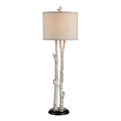 Leandro 35.25" Height Table Lamps, Faux Birch Tree