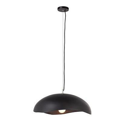 Filomena 22" Wide 1-Light Chandelier, Matte Black