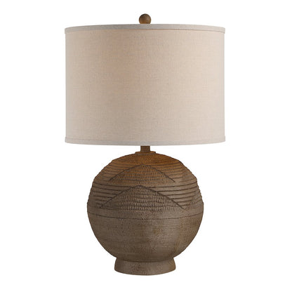 Malya 25.5" Height Table Lamps, Textured Brown