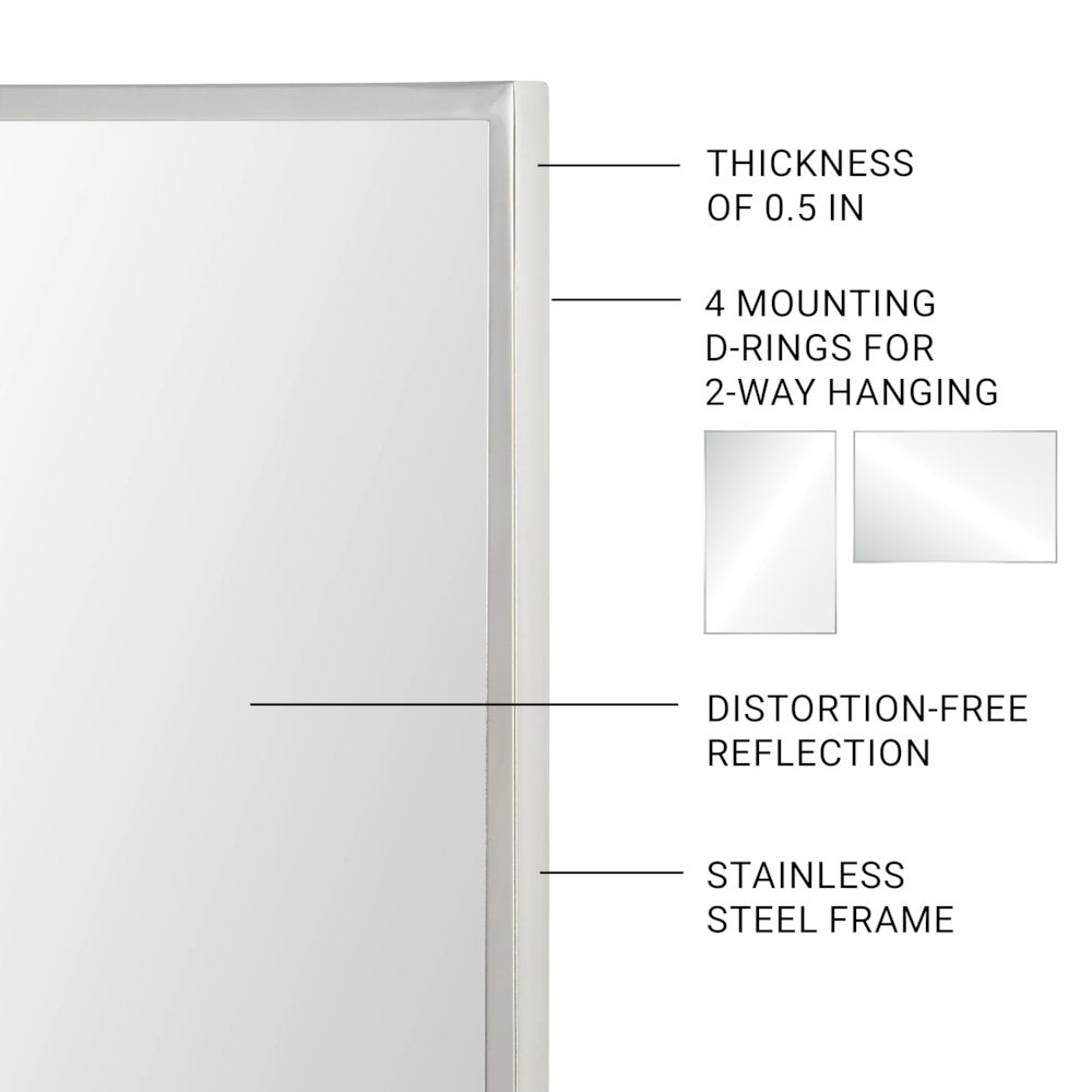 Crake Mirror, Rectangular