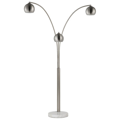 Aguillard 87.5" Height Floor Lamp, Grey