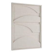Cadieux 30" Wide Wall Decor, Matte White