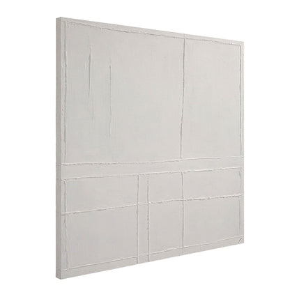 Medea 48" Wide Wall Art, Matte White