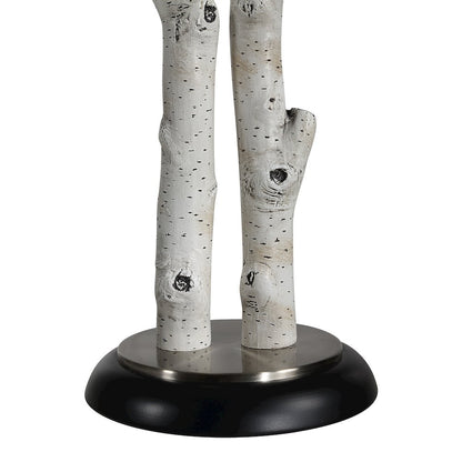 Leandro 35.25" Height Table Lamps, Faux Birch Tree