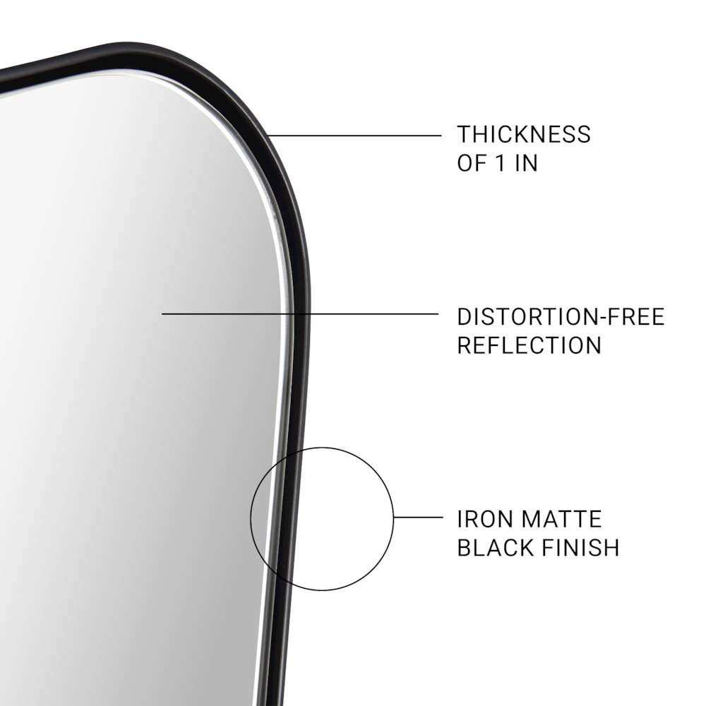 Nashua 36 x 24 Rectangular Framed Mirror