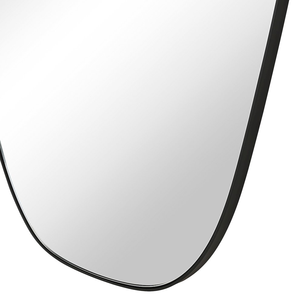 Enina 65" H x 25.5" W Wall Mirror, Black