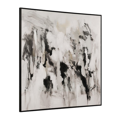 Celba 45" H x 45" W Canvas Art, White
