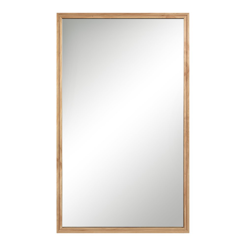 Canas 40" H x 24" W Wall Mirror, Brown