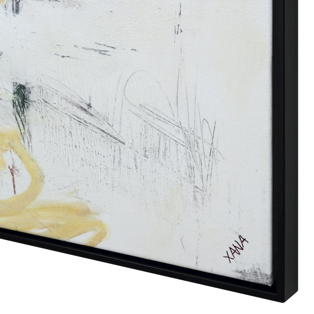 Cinta 50" H x 40" W Canvas Art, Grey