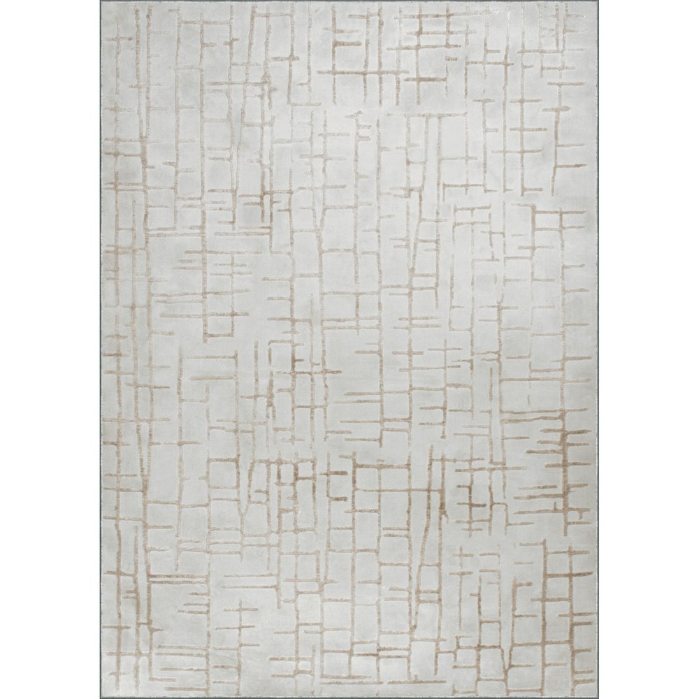 ARIELLA Grey/Beige 10 x 13 Indoor Rug
