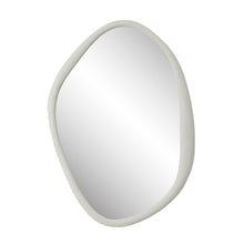 Folignio 40" Tall Irregular Mirror, Rice Stone