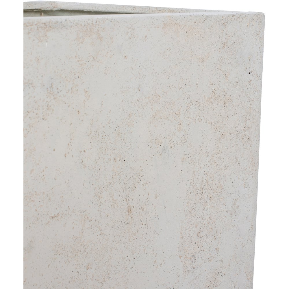 ALONA BEIGE TAUPE CUBE PLANTER