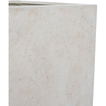ALONA BEIGE TAUPE CUBE PLANTER
