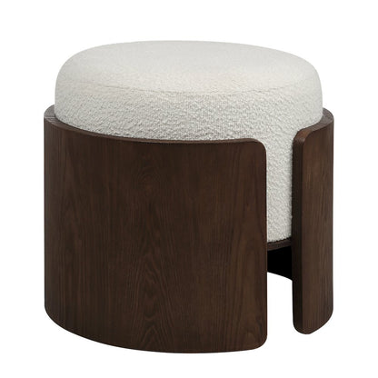 Capsula 18.0" Height Ottoman, Brown