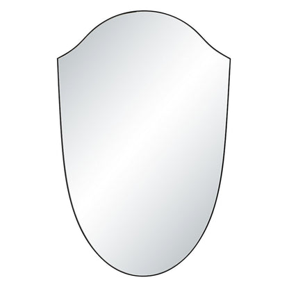 Ryker 40" H x 26" W Wall Mirror, Black