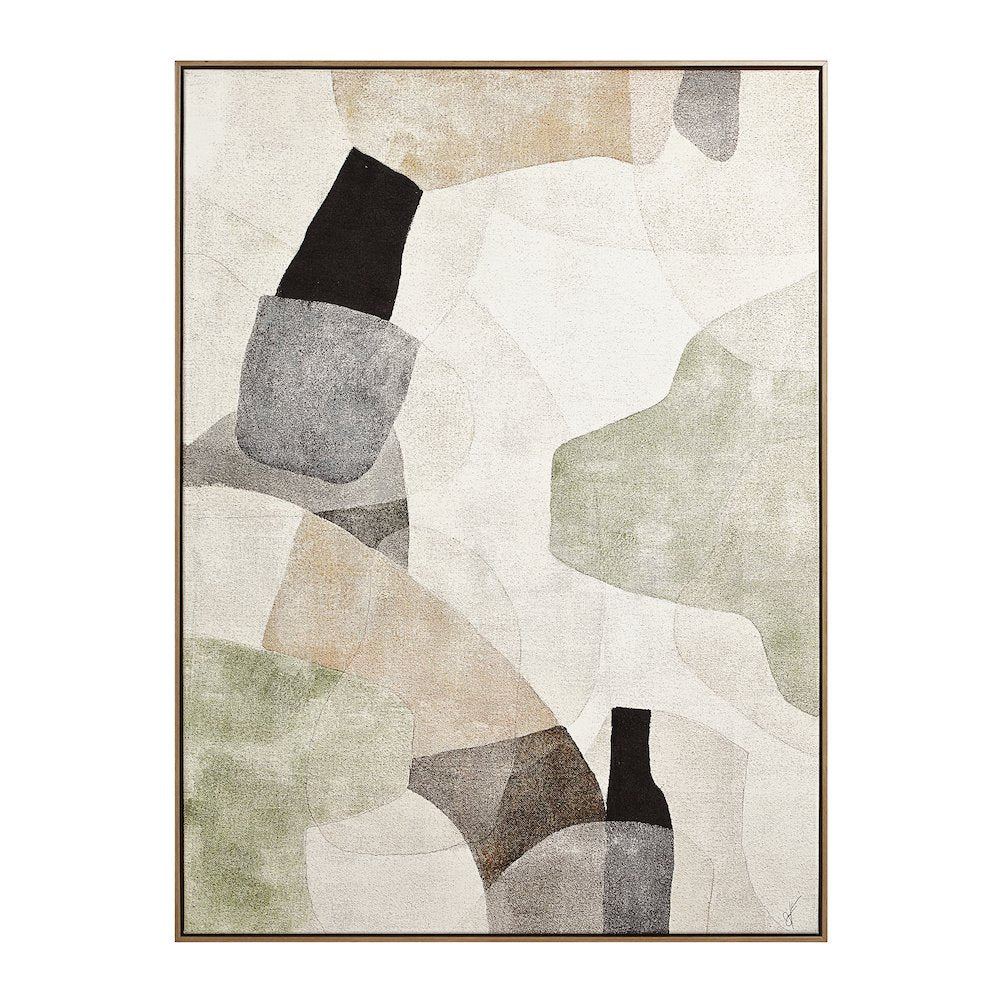 Nala 48" H x 36" W Canvas Art, Beige