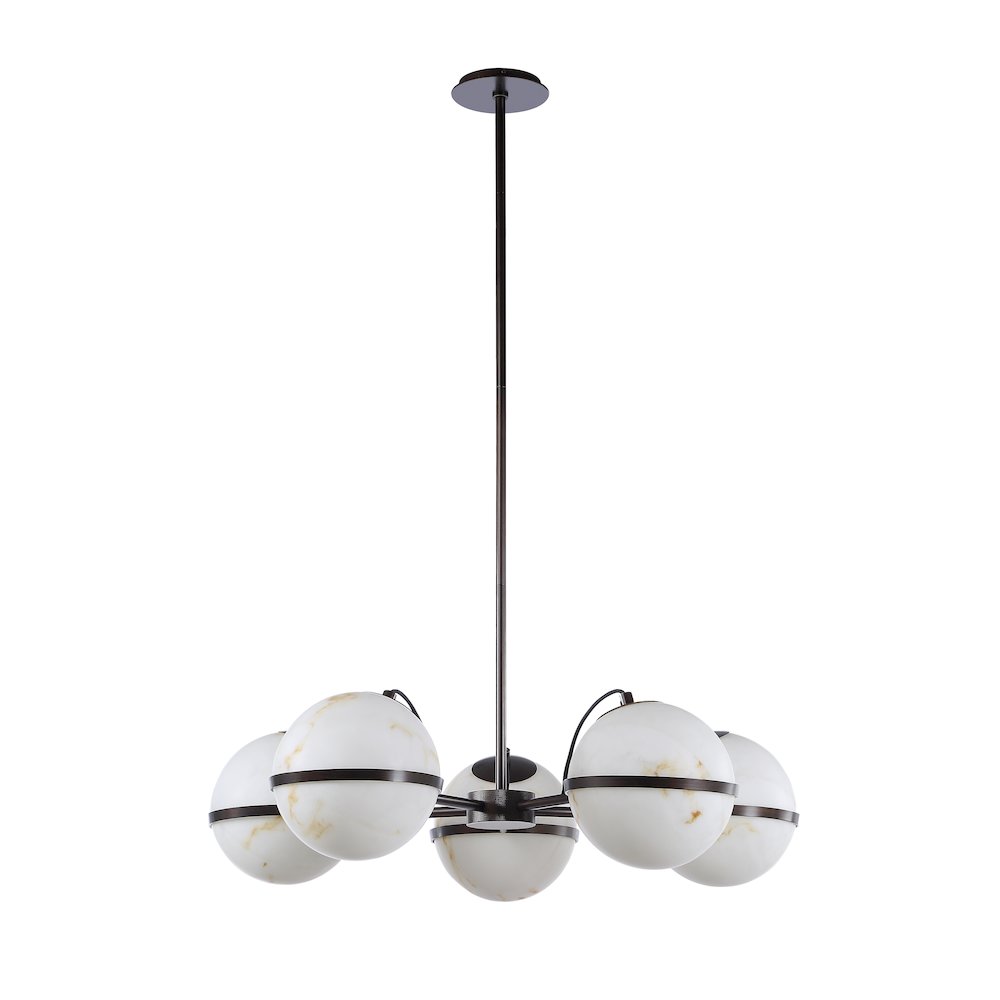 Roca 69.25" Height Ceiling Fixture, Dark Antique Bronze