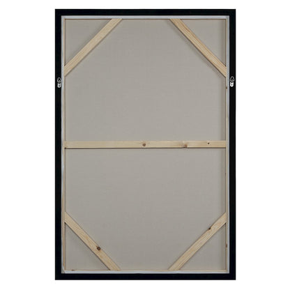 Kyra 60" H x 40" W Canvas Art, Black