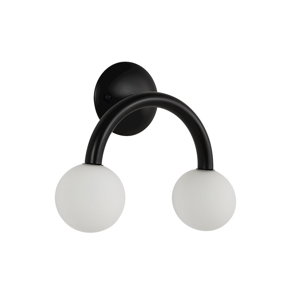 Santo 10.5" Height Wall Sconces, Matte Black