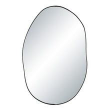 Messini 30" H x 20" W Wall Mirror, Black