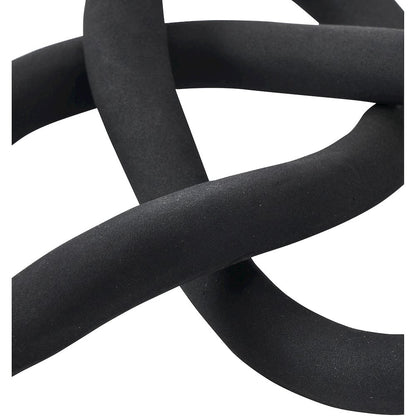 BINNA MATTE BLACK INFINITI KNOT DECORATIVE OBJECT
