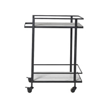 Colton Bar Cart In Black Color