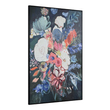 Kyra 60" H x 40" W Canvas Art, Black