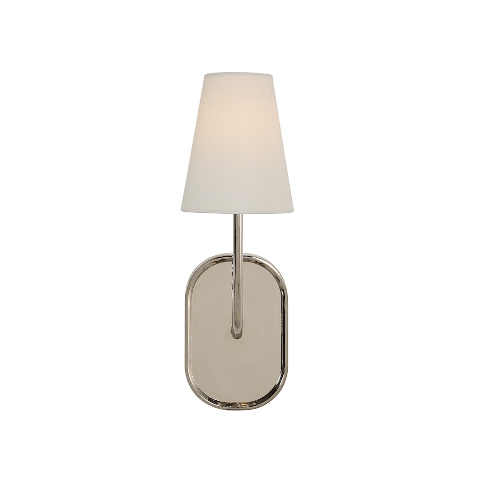 Annona 15.75" Height Wall Sconces, Polished Nickel