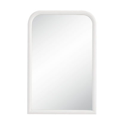Colima 36" Tall Arch Wall Mirror, White