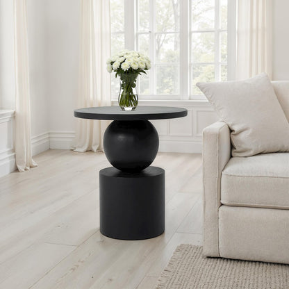 Paola 20.0" Height Side TableBlack