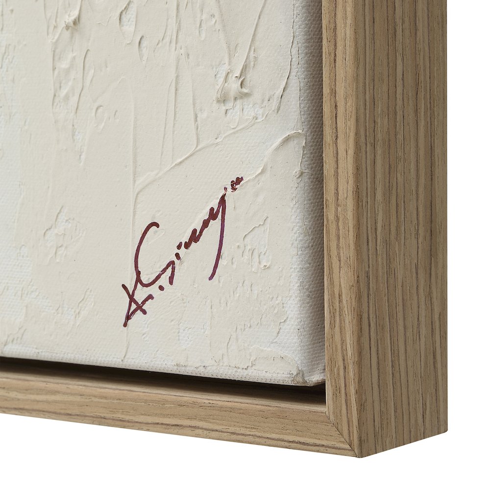 Cane 60" Wide Canvas Art with Wood Frame, Medium Walnut