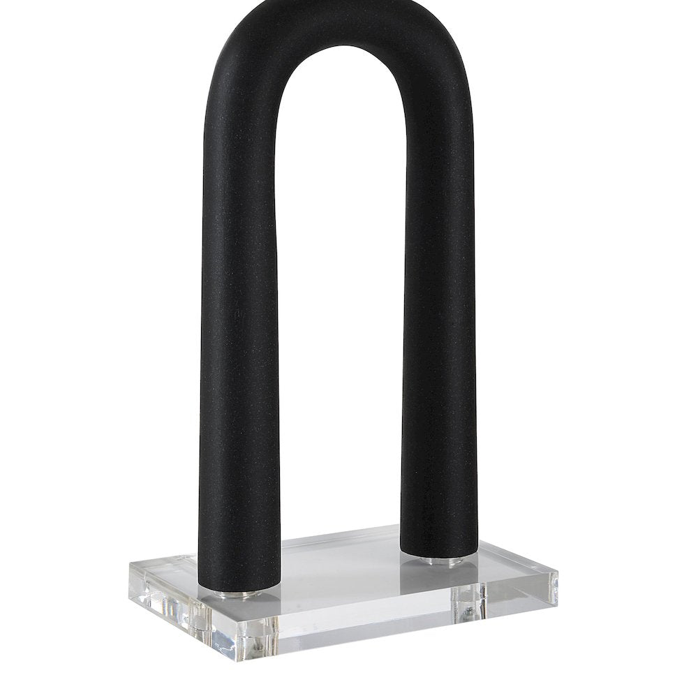Pisa 28.5" Height Table Lamp, Black
