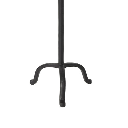 Agra Candle Holder, Matte Black