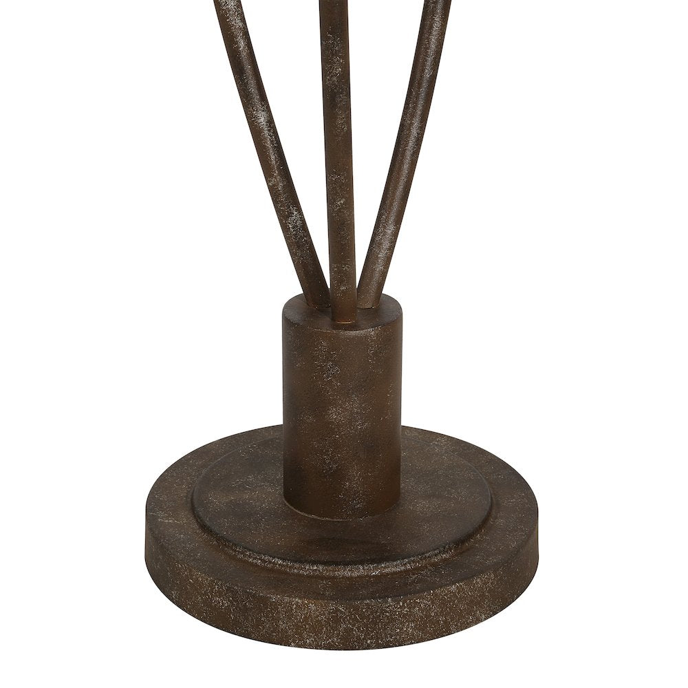Soan 65.0" Height Floor Lamps, Copper Bronze With Gold