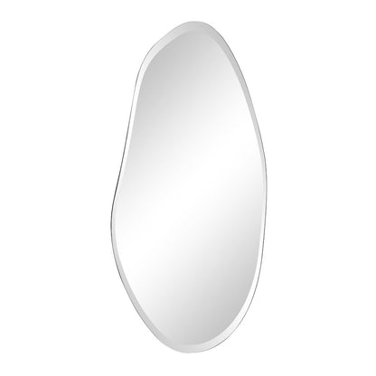 Anogia 40" H x 22" W Wall Mirror, Grey