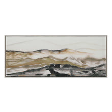Campsis 60" Wide Canvas Art with Wood Frame, Cream