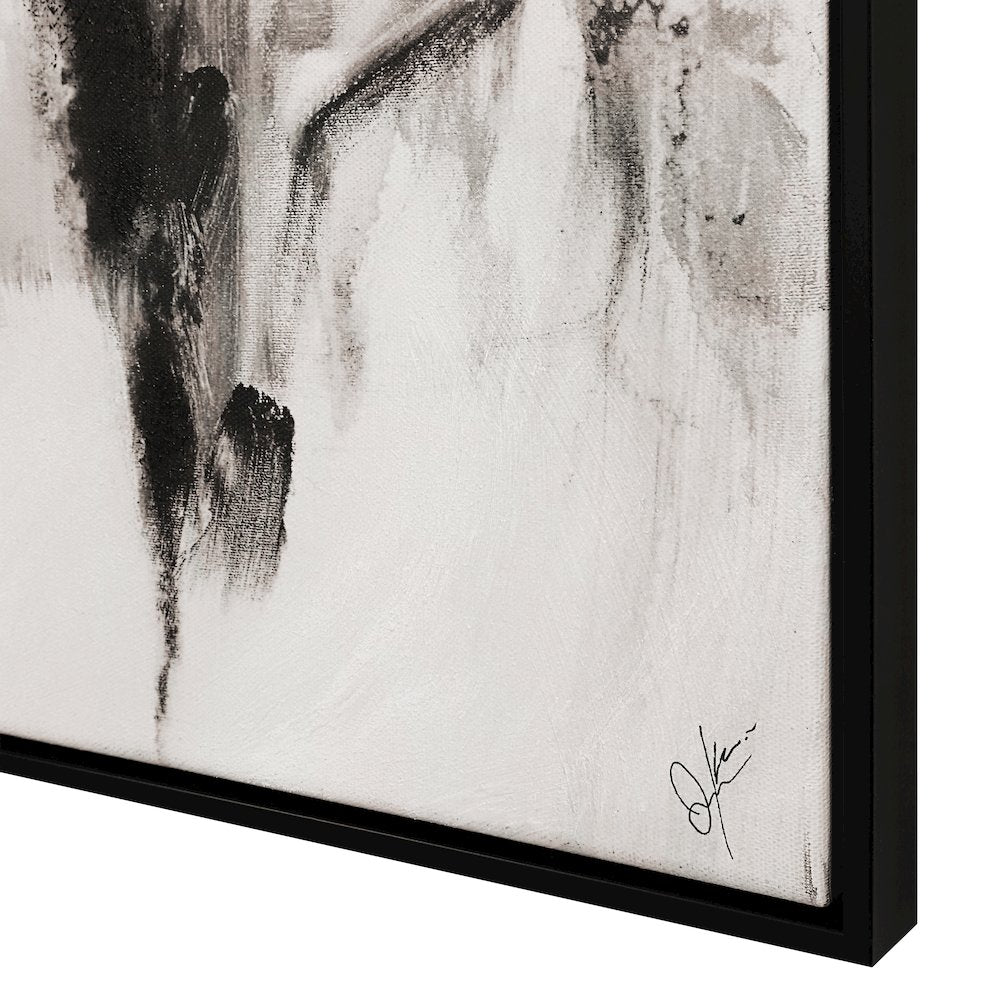 Celba 45" H x 45" W Canvas Art, White