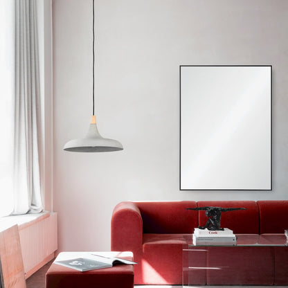 Raizel 30 in. x 40 in. Rectangular Framed Mirror