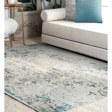ARIELLA Blue/Grey 10 x 13 Indoor Rug