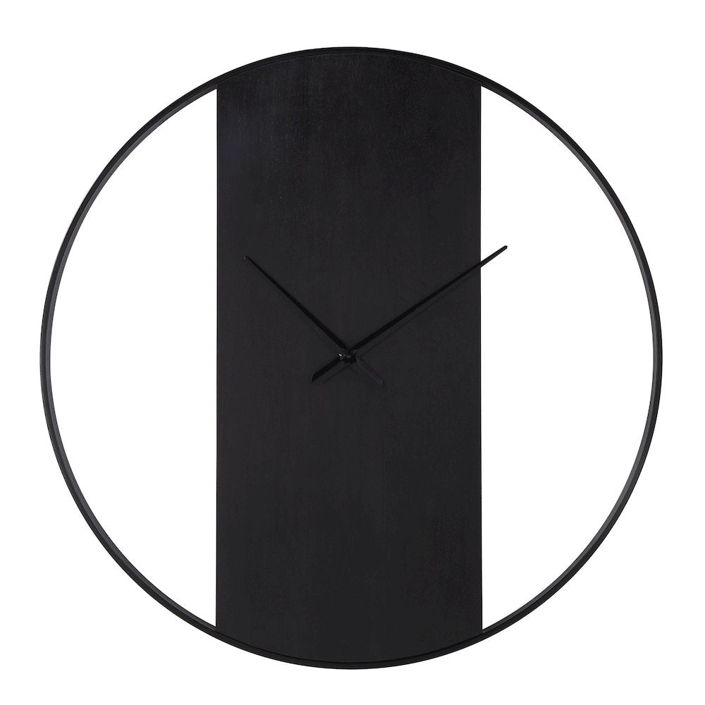 Romy Wall Clock In Black Color