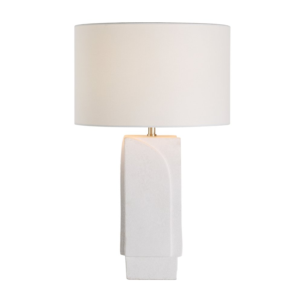 Scavo Table Lamp In White Color