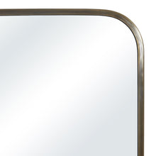 Jackline 36" H x 24" W Wall Mirror, Antique Brass
