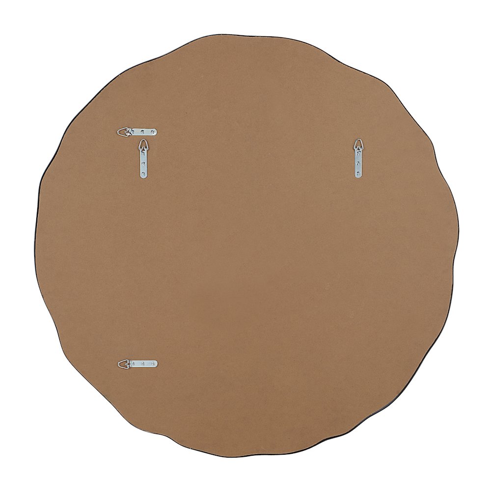 Knox 40" H x 40" W Wall Mirror, Silver