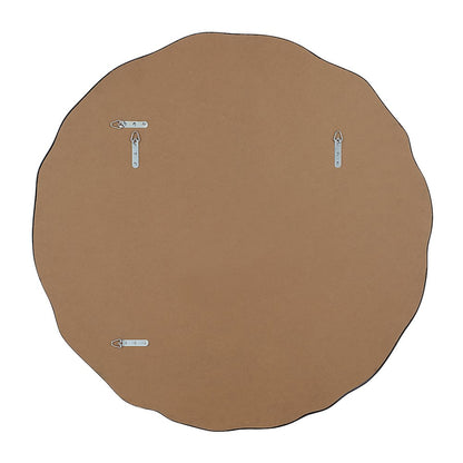 Knox 40" H x 40" W Wall Mirror, Silver