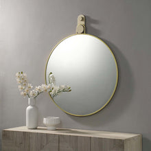 Kinsley 40 x 49 Round Framed Mirror