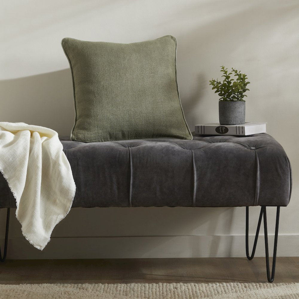 Lavigne 20X20 Indoor Pillow, Dark Green