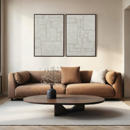 Caramelo 32" Wide Wall Art, Sand Beige