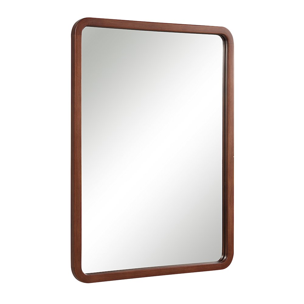 Tacna 30" H x 22" W Wall Mirror, Brown