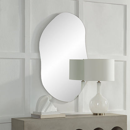 Angelonia 45" Tall Irregular Rectangular Oval Mirror