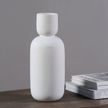 Dior Indoor Ceramic Vase, Off-White